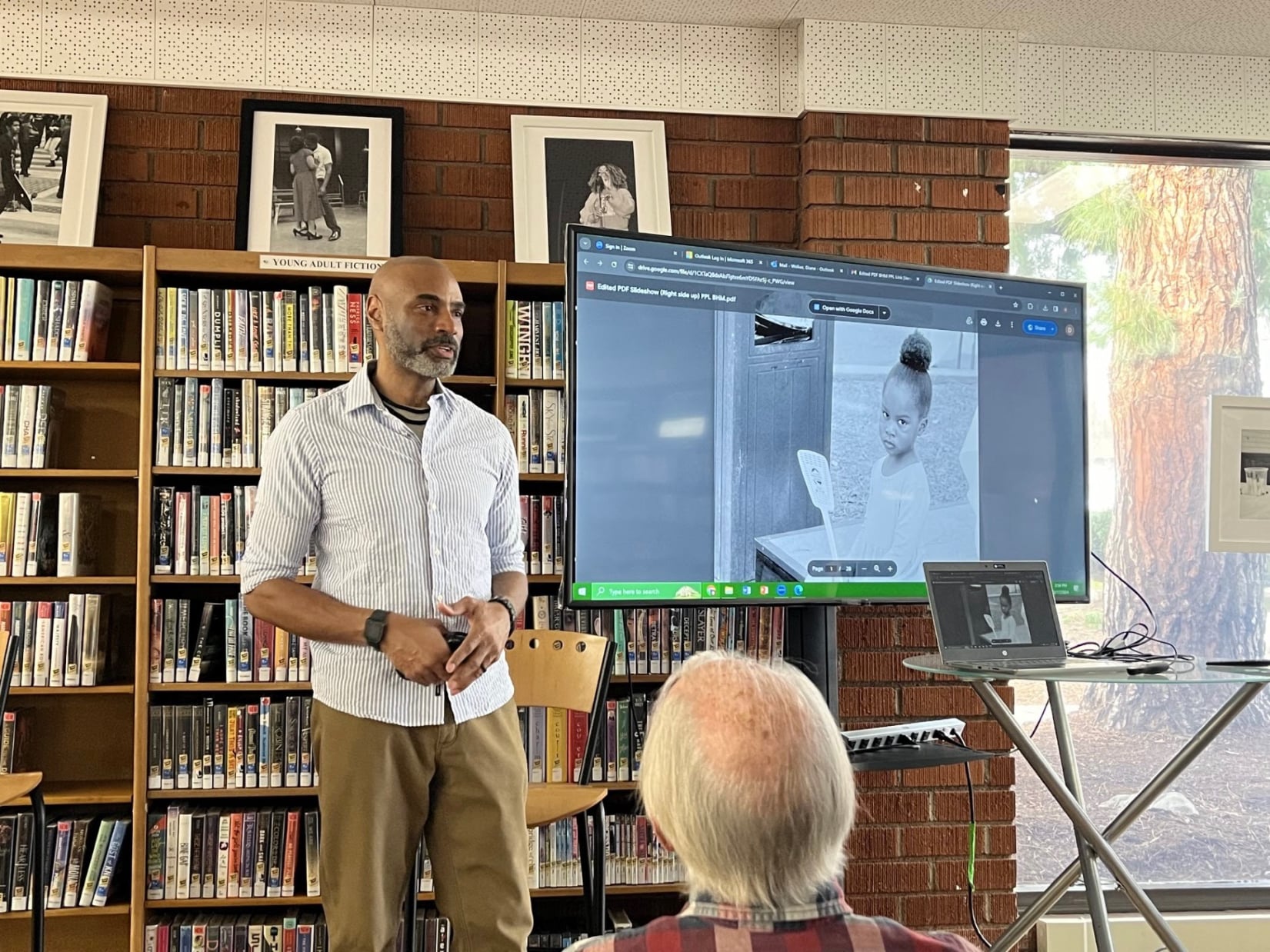 Alfred Haymond Lecturing